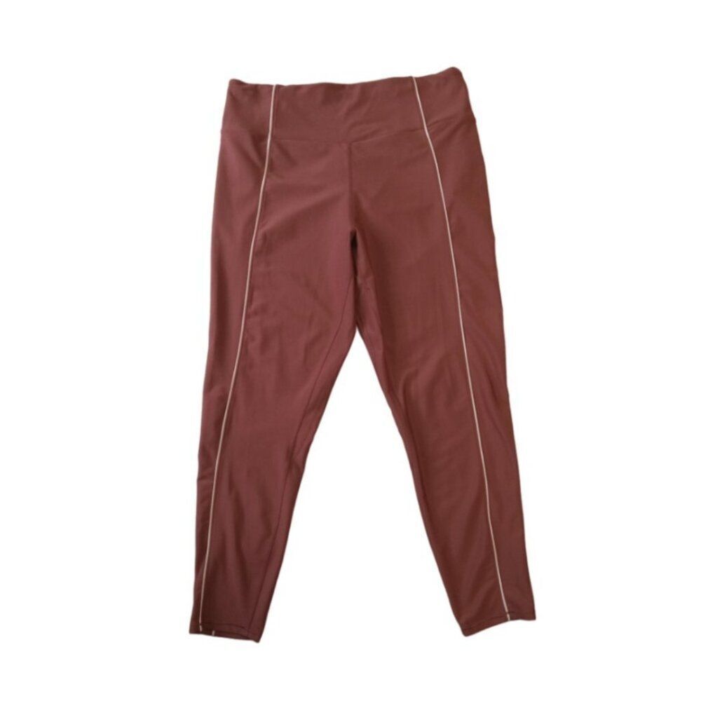 Abercrombie and Fitch YPB Rust Orange Plus Size 7/8 Leggings Women's XXL Long